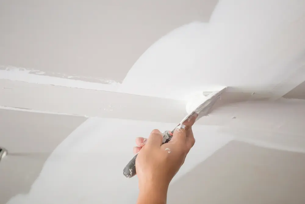 Drywall repair work in a Simi Valley home