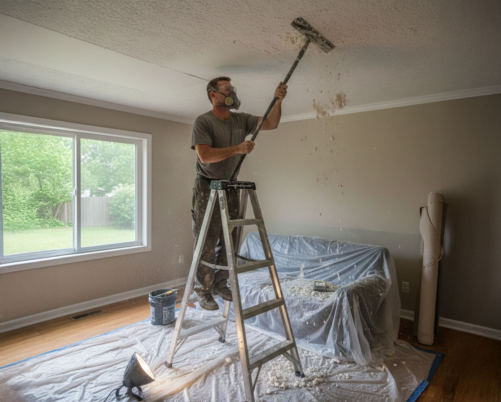 Acoustic Celiling Removal