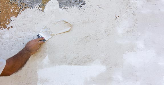 How to use a sponge to match knockdown texture on a ceiling repair